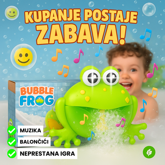 Muzička penušava žabica za kadu!