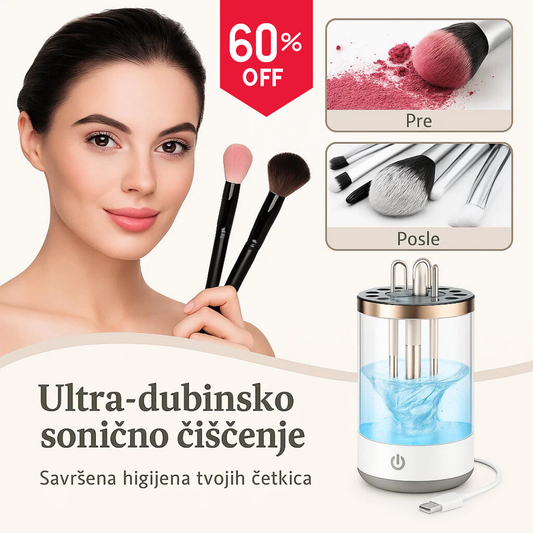 Automatsko pranje četkica za šminku!